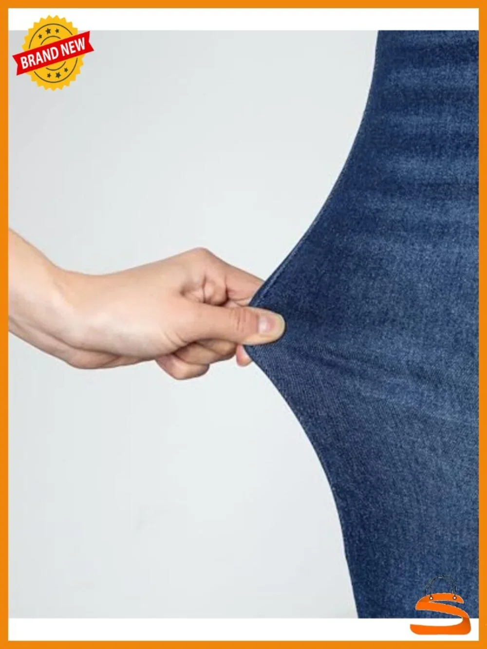 High Waisted Wide Leg Stretchy Baggy Denim Jeans